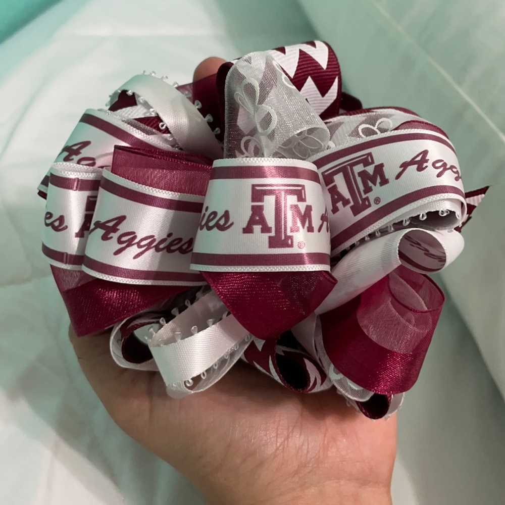 Texas A&M Hair bow